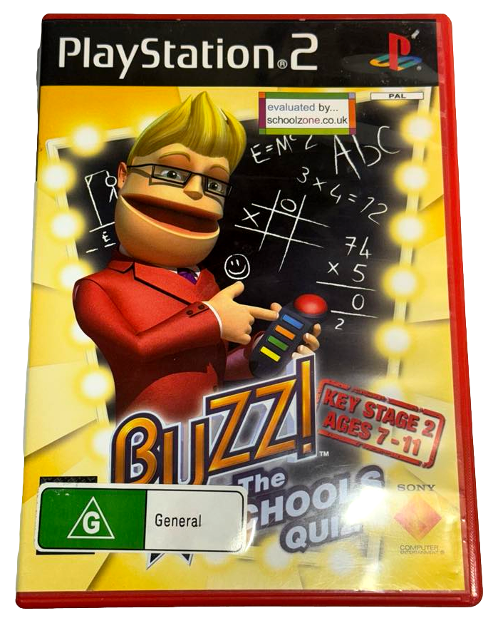 Buzz The School Quiz PS2 PAL *Complete* (Preowned)