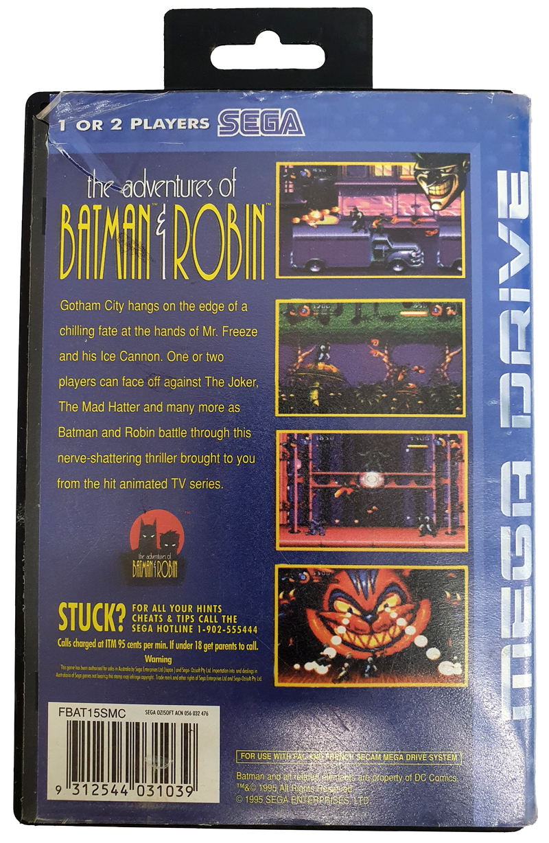 The Adventures Of Batman & Robin Sega Mega Drive *No Manual* (Pre-Owned)