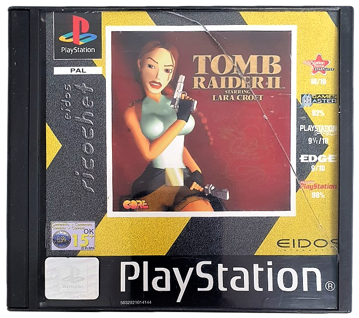 Tomb Raider II Starring Lara Croft PS1 PS2 PS3 PAL *Complete*
