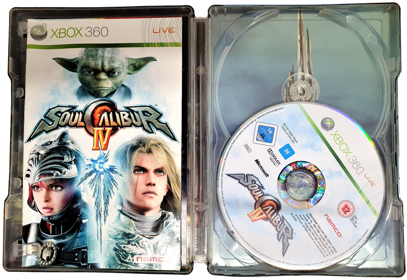 Soul Calubur IV XBOX 360 PAL Steelbook XBOX360 *No Bonus Disc* (Pre-Owned)