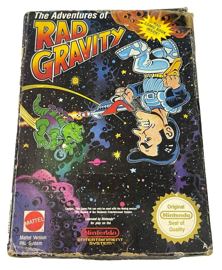 Rad Gravity Nintendo NES Boxed PAL *No Manual* (Preowned)