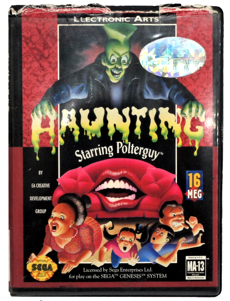 Haunting Starring Polterguy Sega Mega Drive *No Manual* (Pre-Owned)