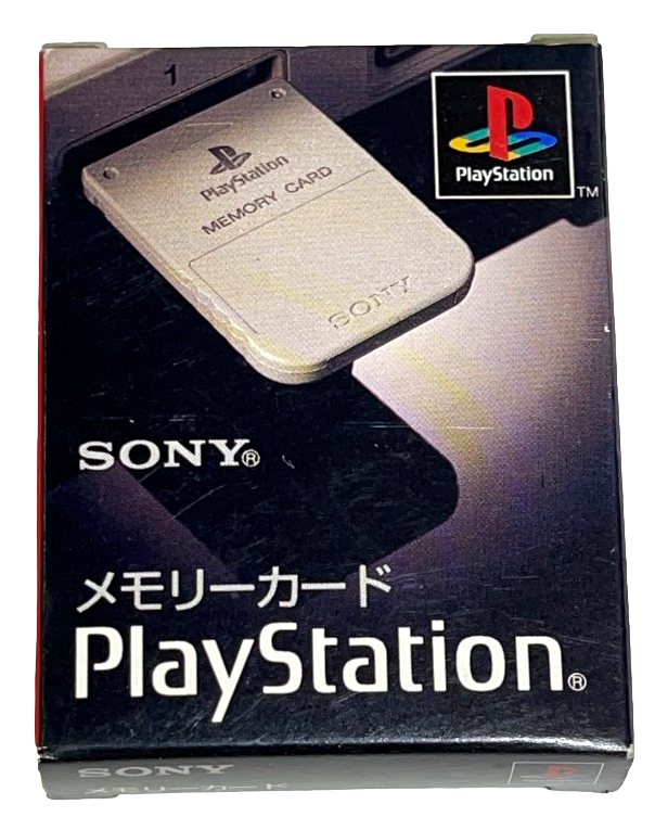 Boxed Genuine Sony Playstation 1 Memory Card 1MB Grey PS1 Official