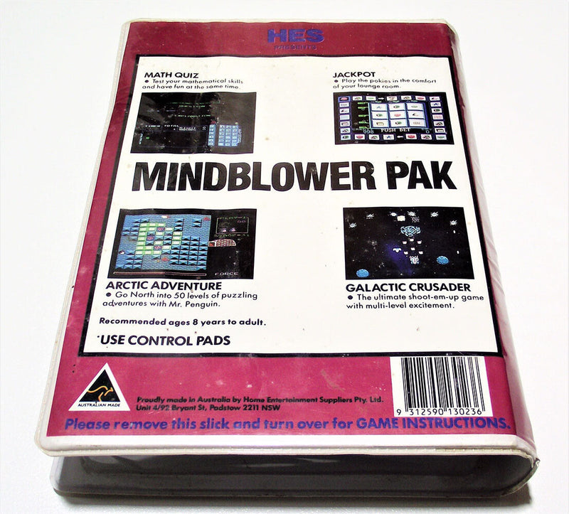 Mindblower Pak Nintendo HES NES Boxed PAL Piggy Back