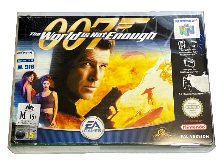 007 The World is Not Enough Nintendo 64 N64 Boxed PAL *Complete* (Preowned)