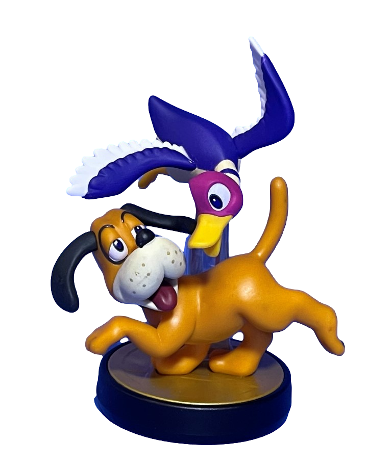 Super Smash Bros Collection N0.47 Duck Hunt Duo Nintendo Amiibo Loose (Preowned)
