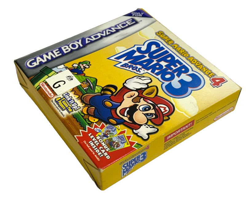 Super Mario Bros 3 Nintendo Gameboy Advance GBA *Complete Boxed with Sealed Card (Preowned)