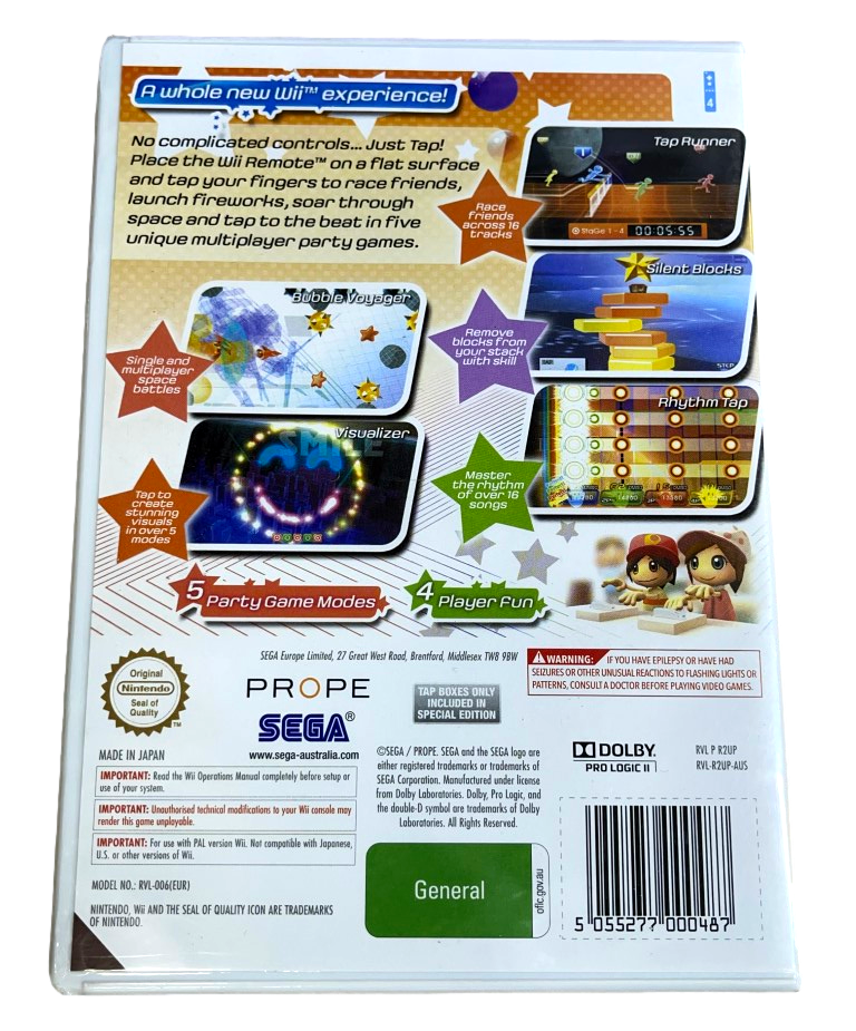 Let's Tap Nintendo Wii PAL Wii U Compatible *Factory Sealed*