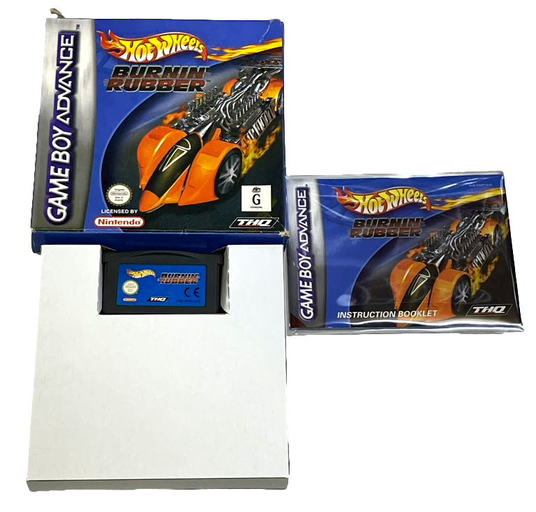 Hot Wheels Burning Rubber Nintendo Gameboy Advance GBA Complete* Boxed (Preowned)