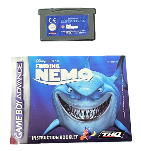Monsters Inc & Finding Nemo Nintendo Gameboy Advance GBA *Complete* Boxed (Preowned)
