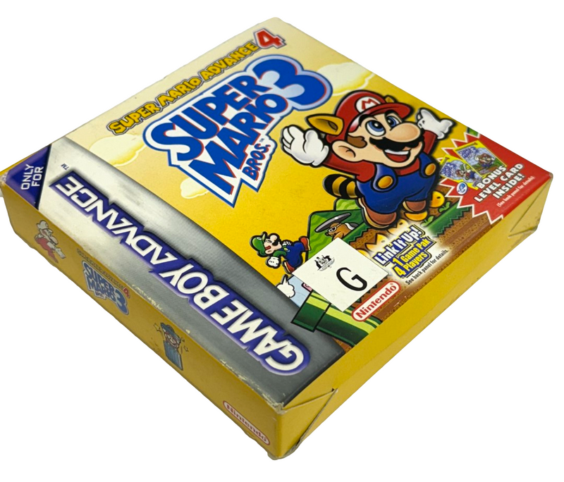 Super Mario Bros 3 Nintendo Gameboy Advance GBA *Complete Boxed with Sealed Card (Preowned)