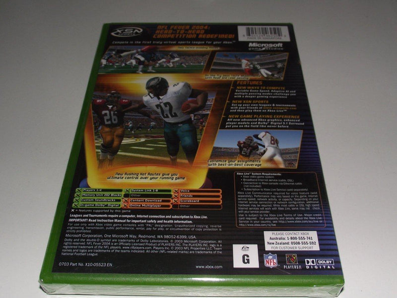 NFL Fever 2004 XBOX Original PAL *Brand New Sealed*