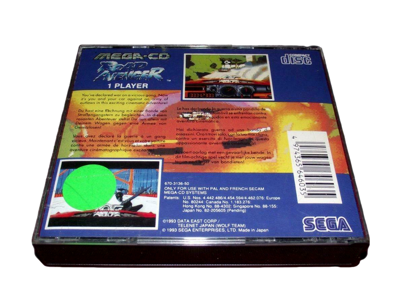 Road Avenger Mega CD PAL *Complete* (Preowned)