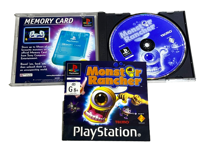 Monster Rancher PS1 PS2 PS3 PAL *Complete* (Preowned)