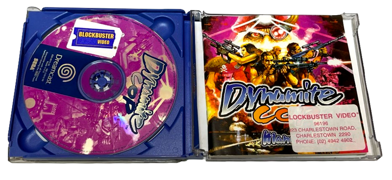Dynamite Cop Sega Dreamcast PAL *Complete* Ex Rental (Preowned)