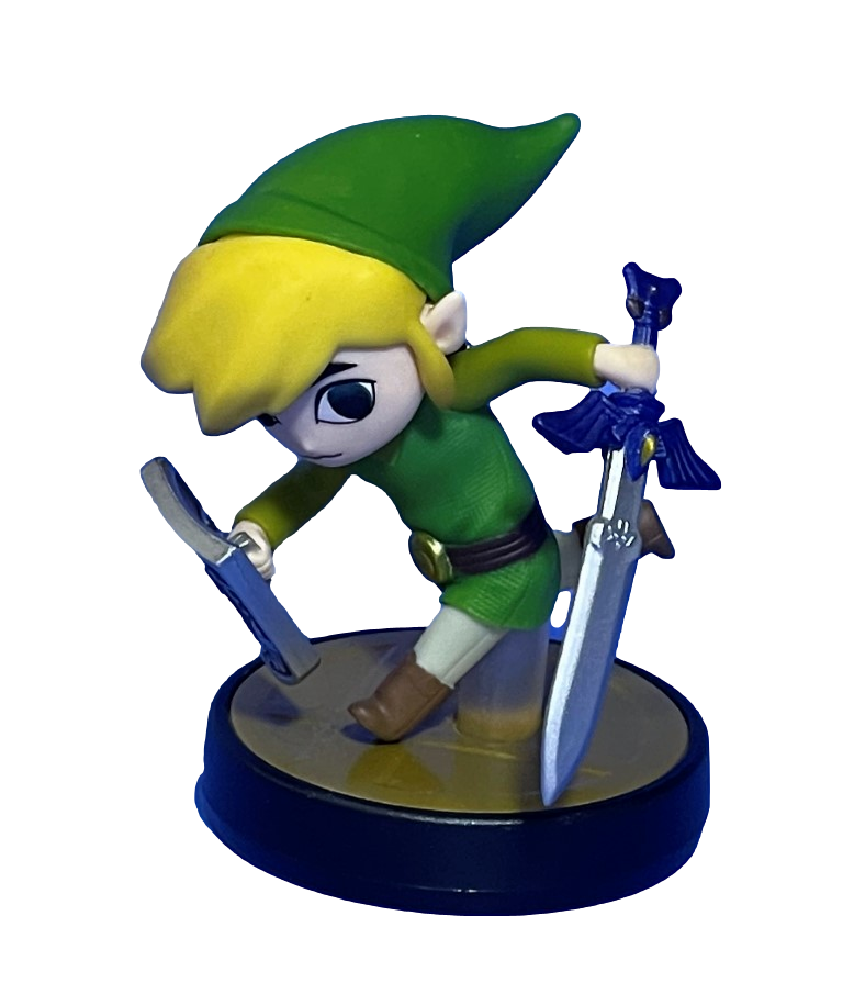 Super Smash Bros Collection N0.32 Toon Link Nintendo Amiibo Loose (Preowned)