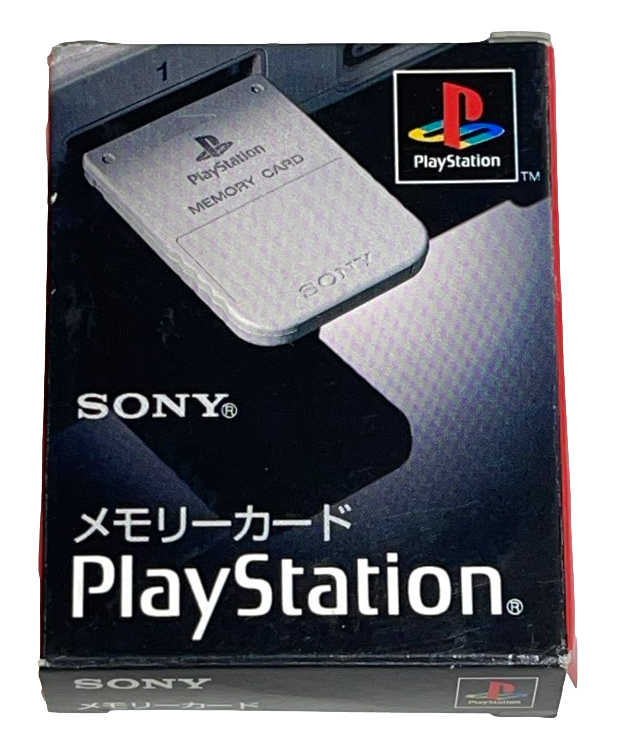 Boxed Genuine Sony Playstation 1 Memory Card 1MB Grey PS1 Official