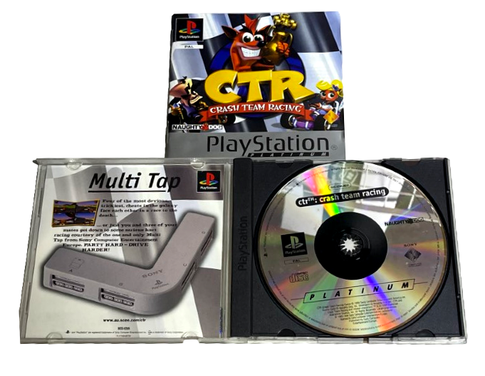 Crash Team Racing PS1 PS2 PS3 (Platinum) PAL *Complete* (Preowned)