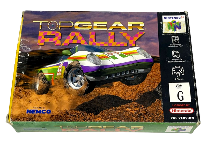 Top Gear Rally Nintendo 64 N64 Boxed PAL *Complete* (Preowned)