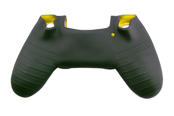 Silicone Cover For PS4 Controller Case Skin - Transformer Design Yellow + Grips - Games We Played