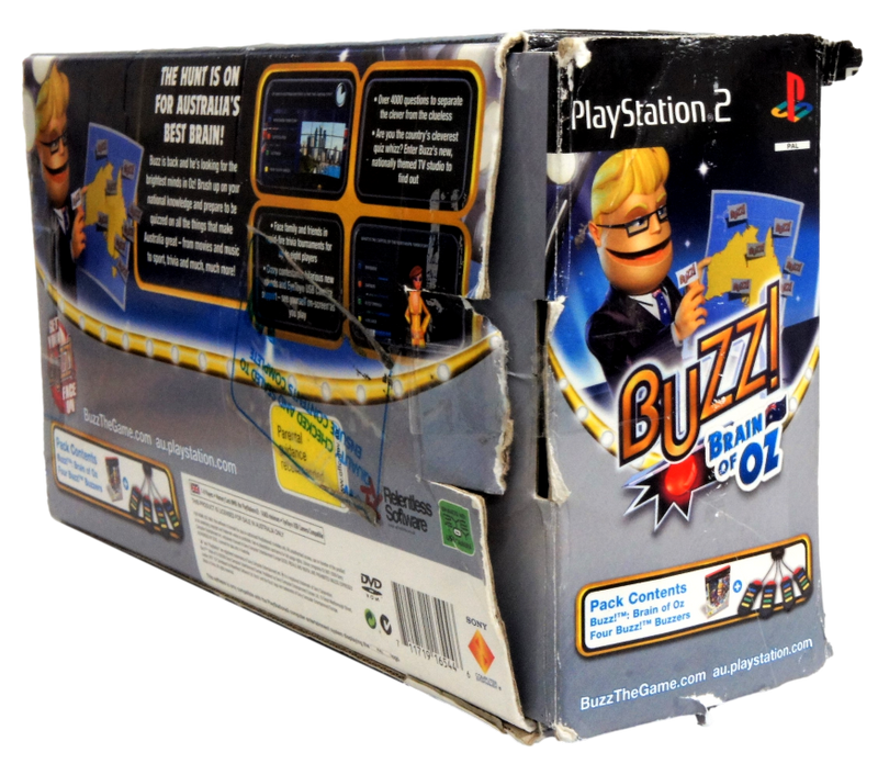 Buzz: Brain Of Oz + Buzzers PS2 PAL Boxed Playstation 2 (Preowned)