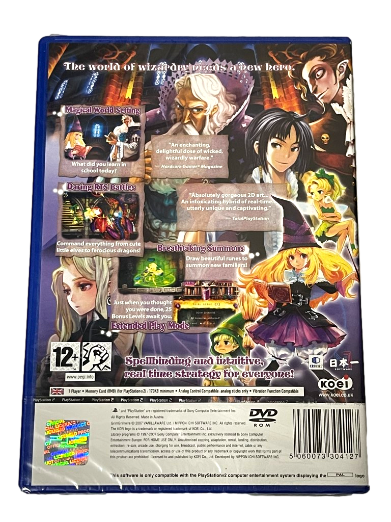 GrimGrimoire PS2 PAL Brand New *Factory Sealed*