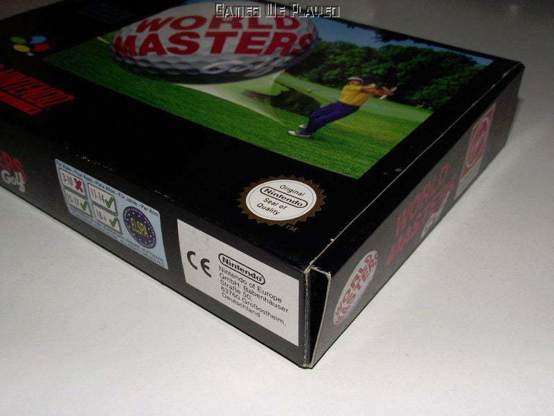 World Masters Golf Super Nintendo SNES Boxed PAL *No Manual* (Preowned) - Games We Played