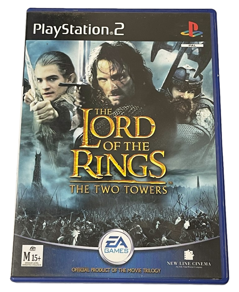 The Lord of the Rings The Two Towers PS2 PAL *No Manual* (Preowned)