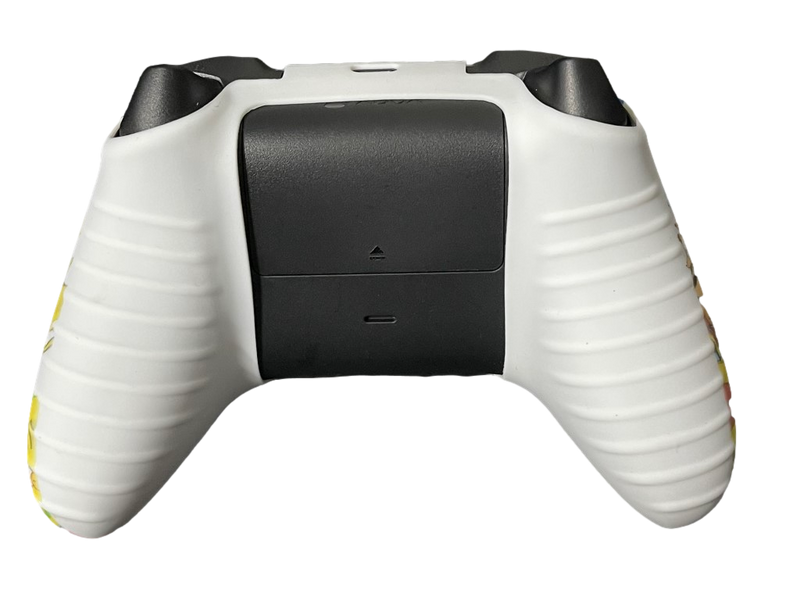 Silicone Cover For XBOX Series X/S Controller Case Skin - Black / White Skulls