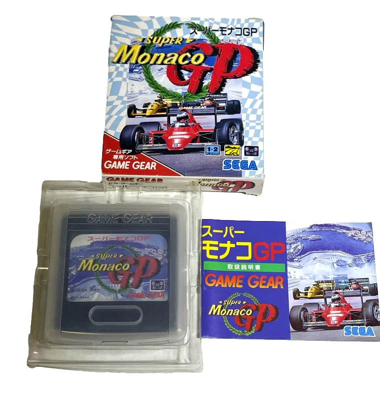 Super Monaco GP Sega Game Gear Boxed *Complete* Japanese (Preowned)