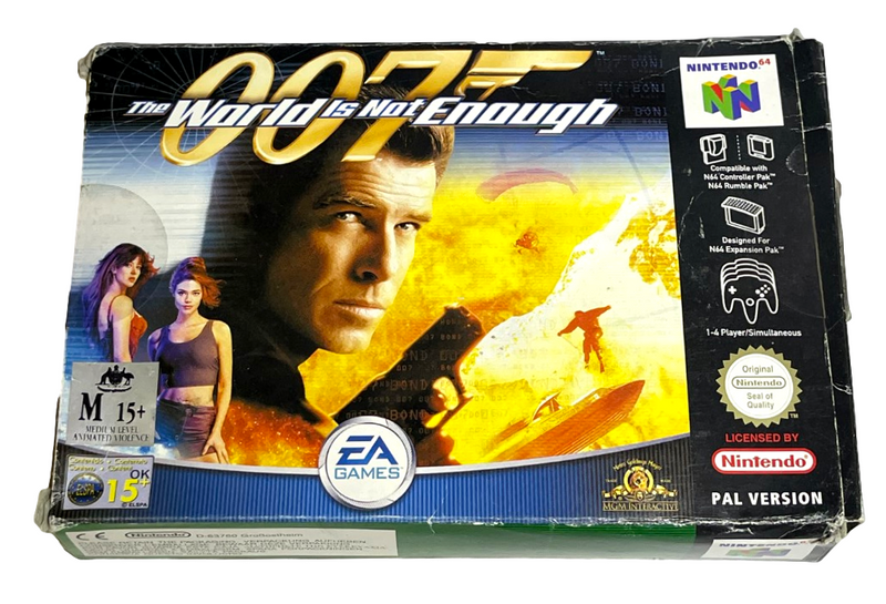 007 The World is Not Enough Nintendo 64 N64 Boxed PAL *Complete* (Preowned)