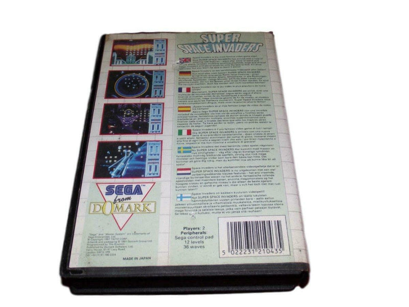 Super Space Invaders Sega Master System *Complete* (Preowned)
