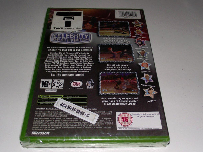 Celebrity Deathmatch XBOX Original PAL *Sealed Brand New*