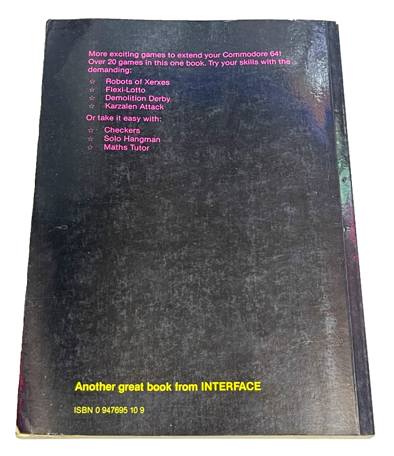 Sound & Graphics / Bumper Book Of Games Commodore 64 C64