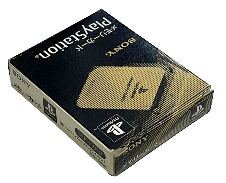 Boxed Genuine Sony Playstation 1 Memory Card 1MB Grey PS1 Official