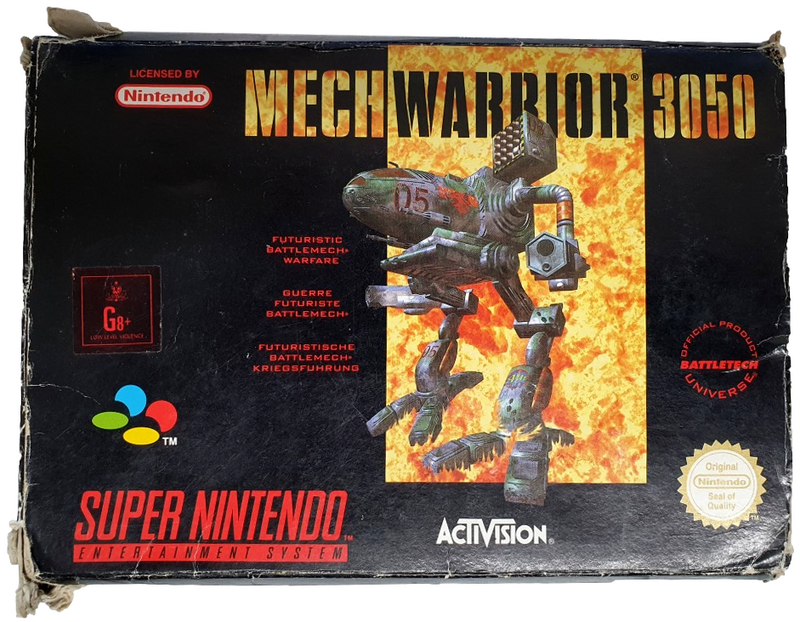 MechWarrior 3050 Super Nintendo SNES Boxed *No Manual* PAL (Preowned)