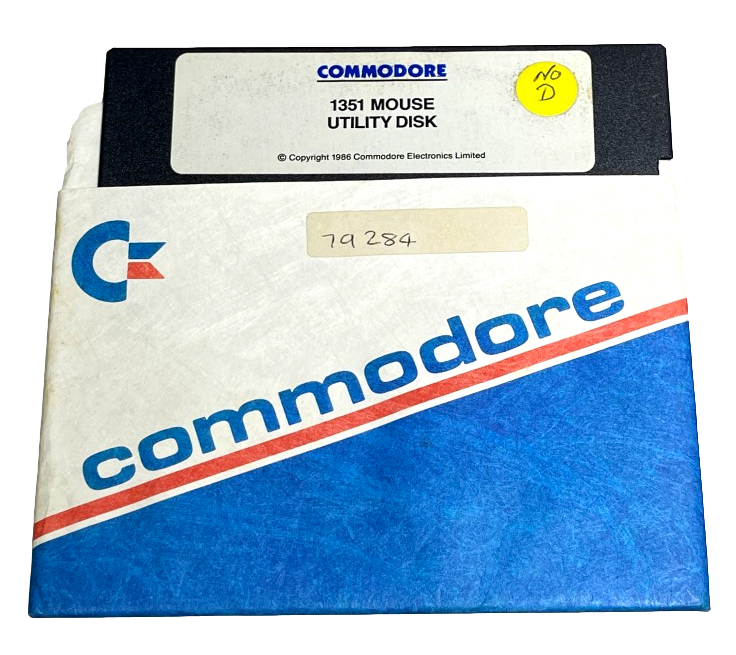 Geos V1.3 Upgrade &1351 Mouse Utility Disk Commodore 64 C64 Floppy Disk Only (Preowned)
