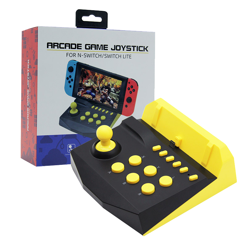 Yellow Arcade Game Style Joystick Rocker for N-Switch/N-Switch Lite *NEW*