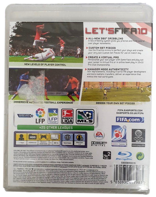 FIFA 10 PlayStation 3 *Sealed* PS3