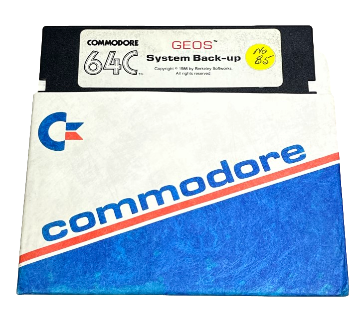 GEOS System Back-Up & Applications Commodore 64 C64 Floppy Disk Only (Preowned)