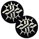 Thumb Grips x 2 For PS4 PS5 XBOX ONE Xbox Series X Toggle Cover Caps- Tribal