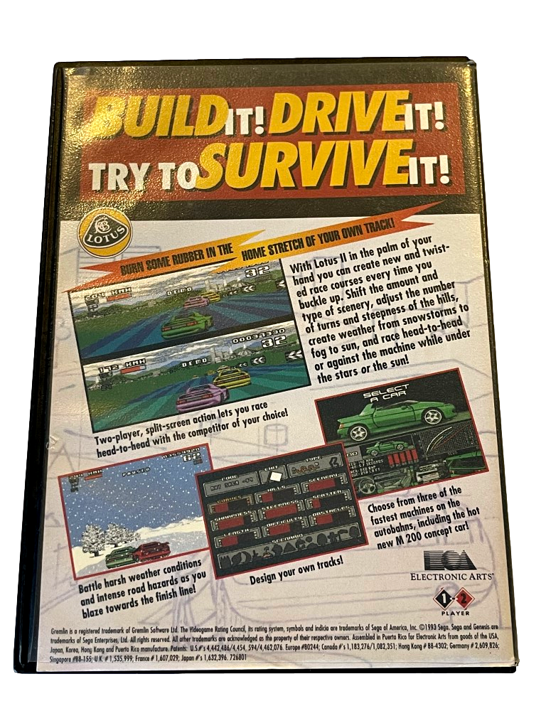Lotus II Sega Mega Drive *Complete*