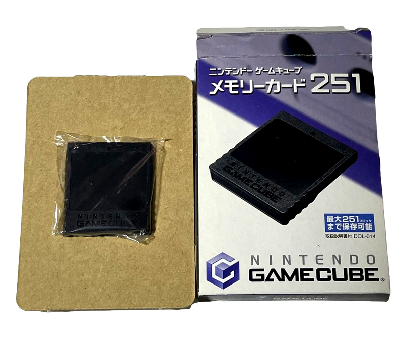 Genuine Memory Card For Nintendo GameCube 59 Blocks Official Boxed Japan Stock (Preowned)