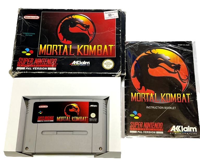 Mortal Kombat Nintendo SNES Boxed PAL *Complete* (Preowned)