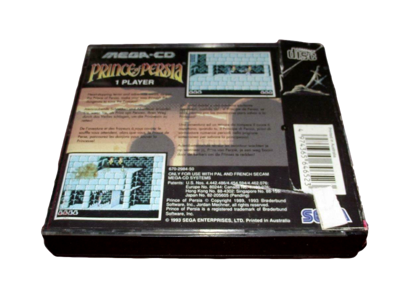 Prince of Persia Mega CD PAL *Complete* (Preowned)
