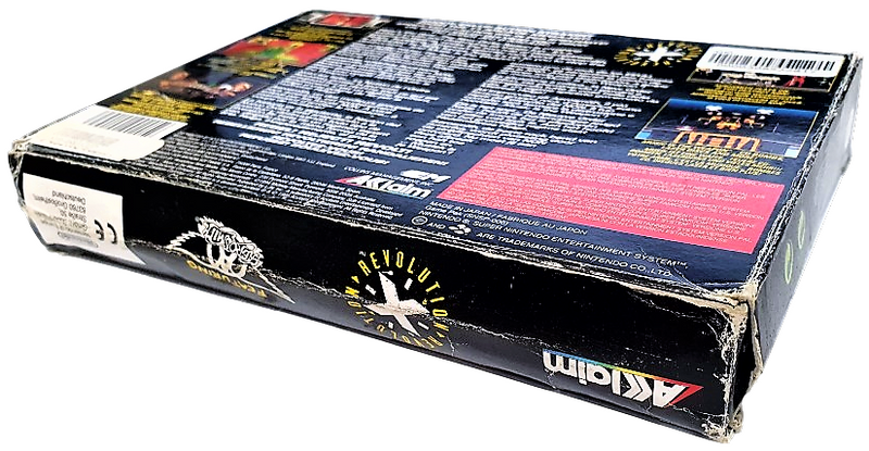 Revolution X Nintendo SNES Boxed PAL *Complete* Featuring Aerosmith (Preowned)