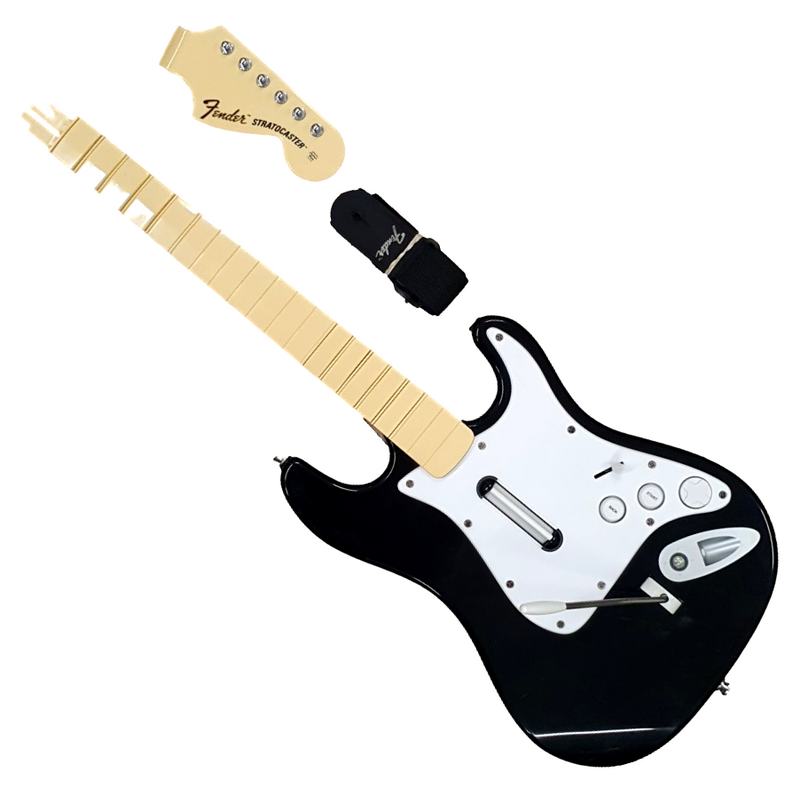 Xbox 360 Harmonix Fender Stratocaster Guitar Hero Rock Band Wireless Boxed (Preowned)