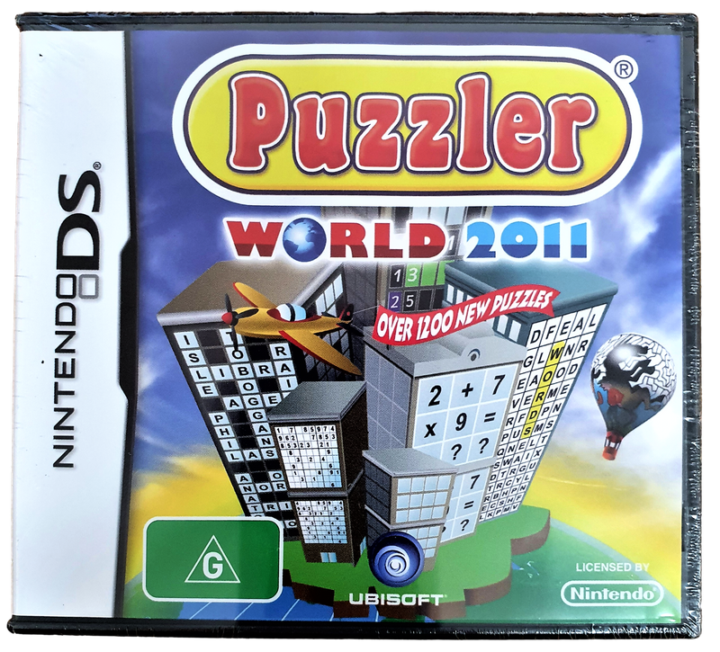 Puzzler World 2011 Nintendo DS 2DS 3DS Game *Brand New*