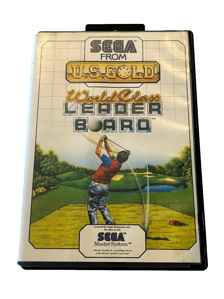 World Class Leader Board Golf Sega Master System *No Manual* (Pre-Owned)