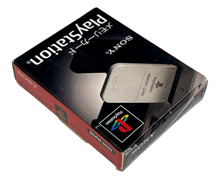 Boxed Genuine Sony Playstation 1 Memory Card 1MB Grey PS1 Official
